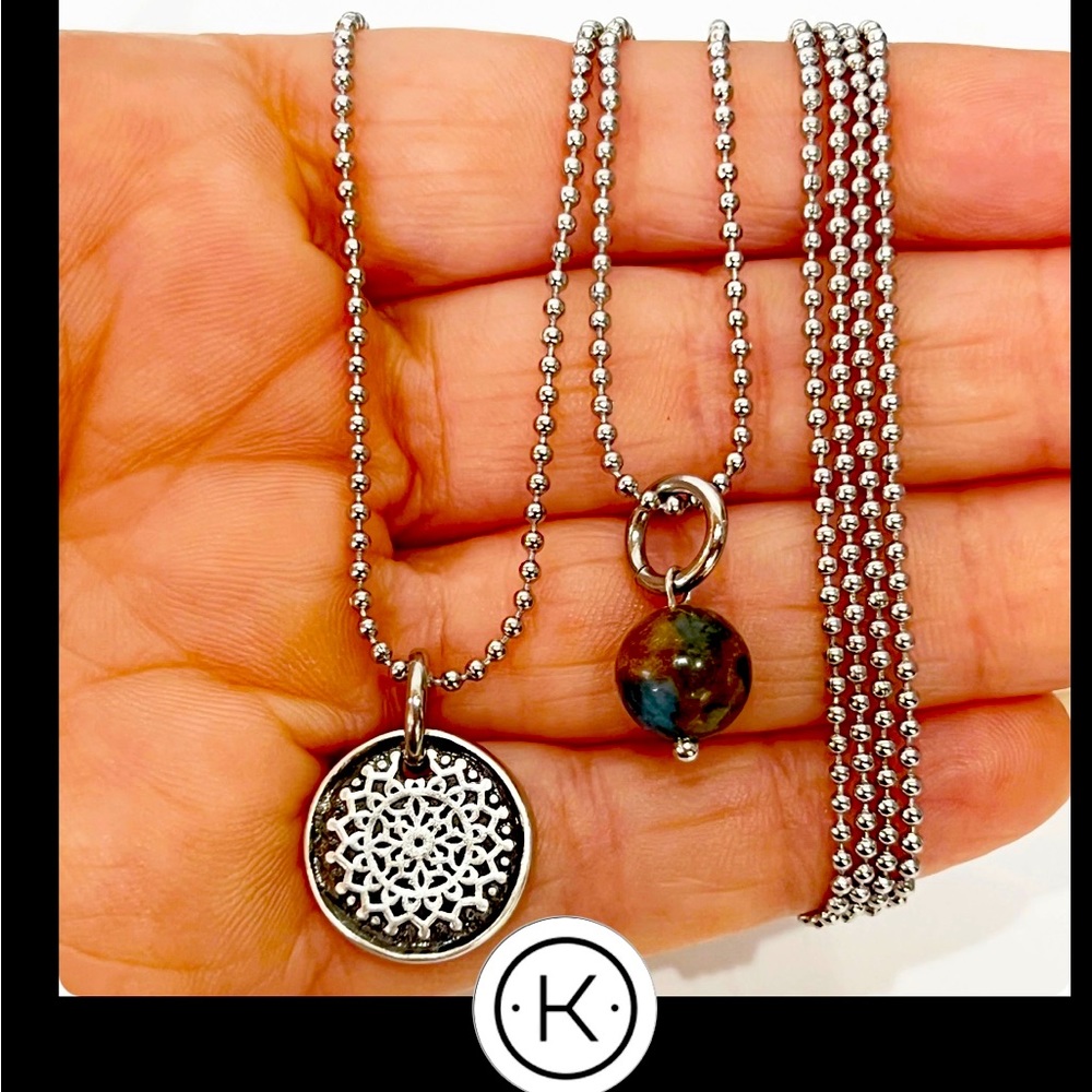 Katia Designs Long Dainty “F@&! It” Necklace